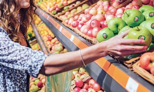 Why put a label on produce?
